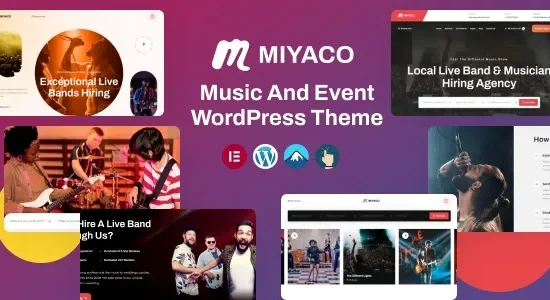 Miyaco – Music And Event WordPress Theme
