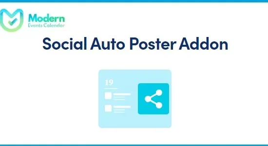 Modern Events Calendar Social Auto Poster