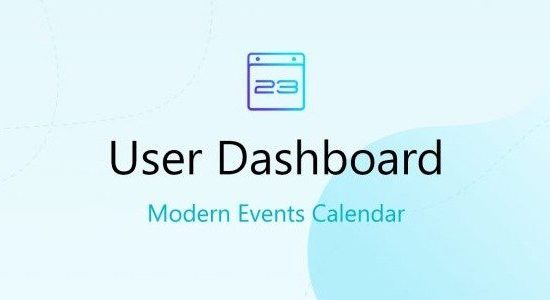Modern Events Calendar User Dashboard 1.4.5