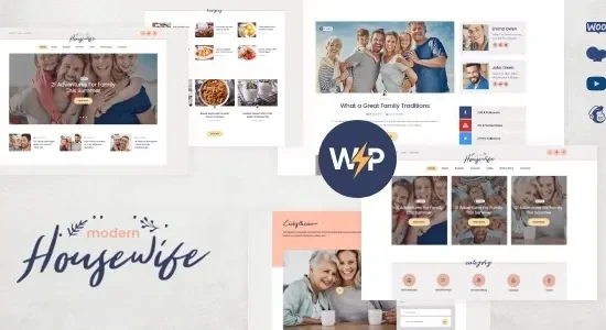 Modern Housewife – Women & Family WordPress Blog Theme