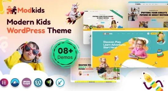 Modkids – Modern Kids WordPress Theme