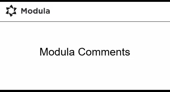Modula Comments