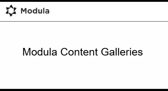 Modula Content Galleries