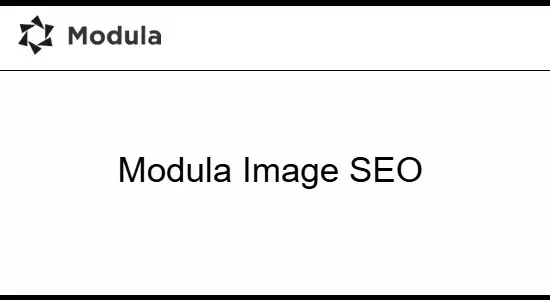 Modula Image SEO