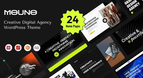 Mouno - Creative Digital Agency WordPress Theme