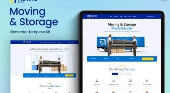 MovingExpress - Moving & Storage Company Elementor Template Kit