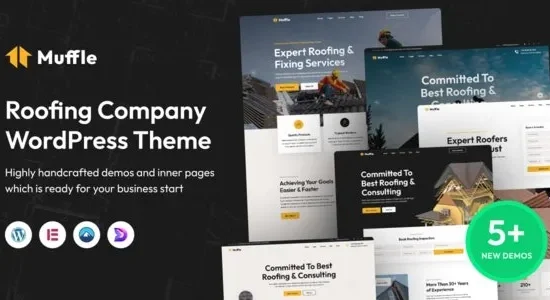 Muffle – Roofing Company WordPress Theme