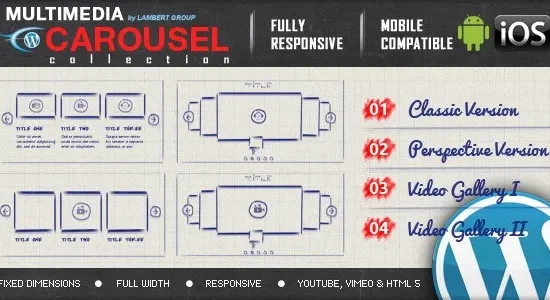 Multimedia Responsive Carousel – WordPress Plugin