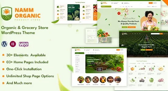 Namm – Grocery Shop WordPress Theme