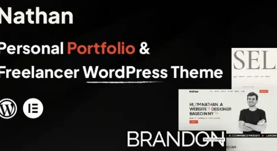 Nathan - Personal Portfolio WordPress Theme