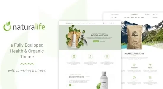 NaturaLife – Health & Organic WordPress Theme