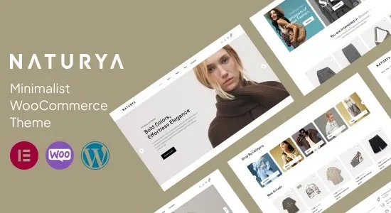 Naturya – Minimalist WooCommerce WordPress Theme