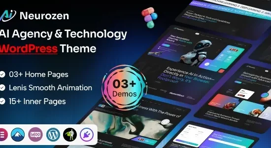Neurozen – AI Agency & Technology WordPress Theme