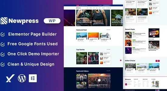 Newpress 2.0.0 – Blog Magazine WordPress Theme