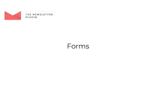 Newsletter Forms