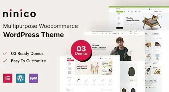 Ninico 1.0.7 – Minimal WooCommerce WordPress Theme