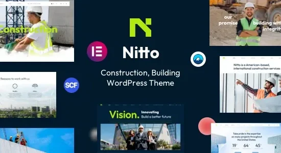 Nitto – Building, Construction WordPress Theme