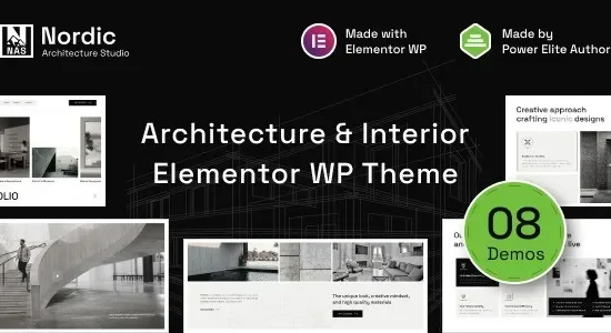 Nordic - Architecture & Interior Design WordPress Theme