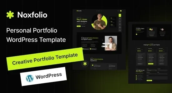 Noxfolio – Personal Portfolio Resume WordPress Theme
