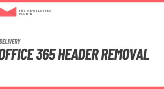 Office 365 Header Removal