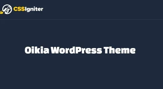 Oikia - WordPress Theme
