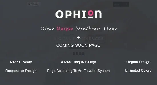 Ophion – Clean WordPress Theme