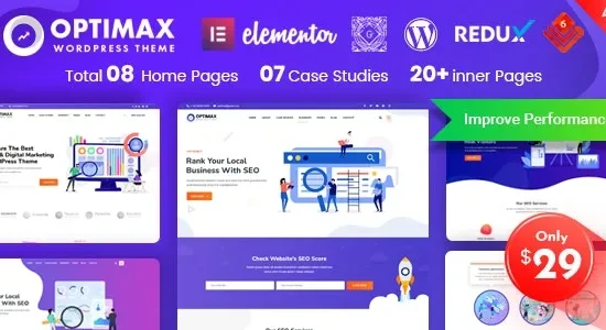 Optimax - SEO & Marketing WordPress Theme