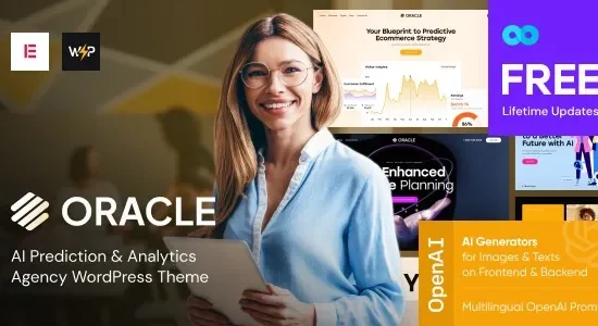 Oracle – AI Prediction & Analytics Agency WordPress Theme