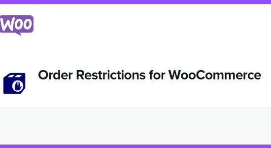 Order Restrictions for WooCommerce
