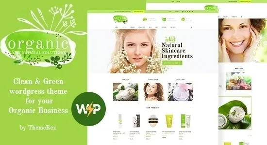 Organic Beauty Store – Natural Cosmetics WordPress Theme