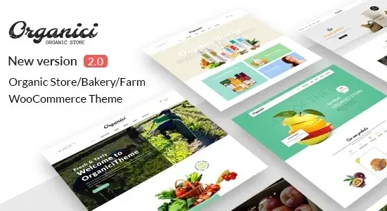 Organici - Organic Store & Bakery WooCommerce Theme