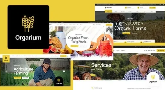 Orgarium – Agriculture & Organic Farm WordPress Theme