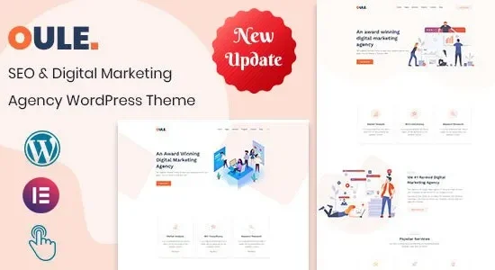 Oule - Digital Marketing Agency WordPress Theme