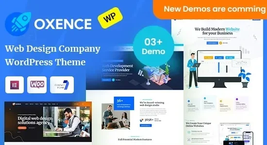 Oxence 1.3.2 – Web Design Agency Elementor WordPress Theme