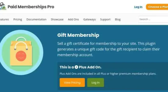 Paid Memberships Pro Gift