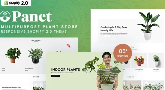 Panet - MultiPurpose Plant Store Shopify 2.0 Theme
