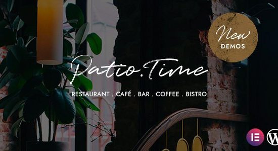 PatioTime Restaurant WordPress Theme