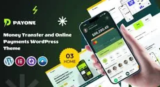 PayOne – Money Transfer & Online Payments With Banking WordPress Theme