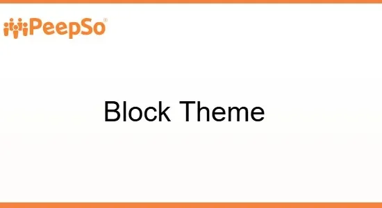 PeepSo Block Theme