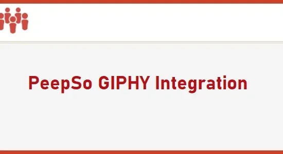 PeepSo GIPHY Integration