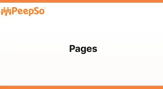 PeepSo Pages