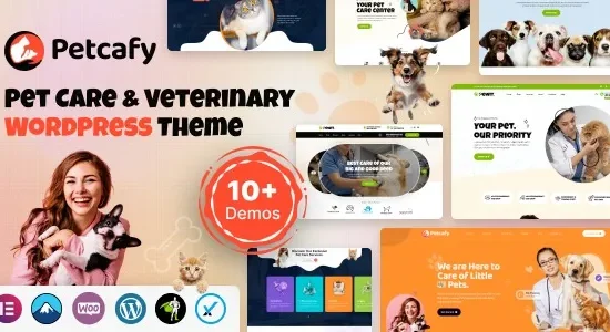 Petcafy – Pet Care & Veterinary WordPress Theme