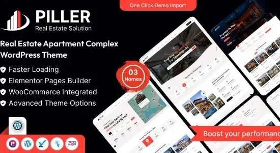 Piller - Real Estate WordPress Theme