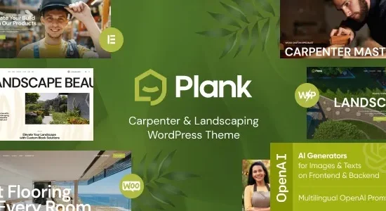 Plank 1.0.0 – Carpenter & Landscaping WordPress Theme