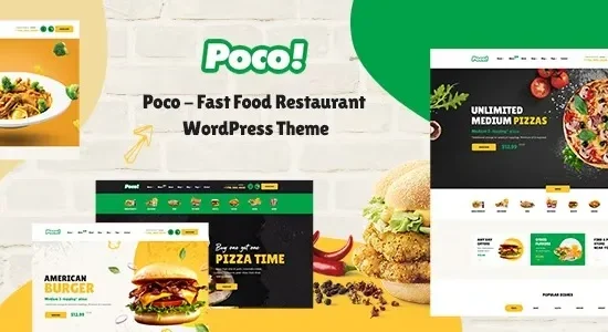 Poco – Fast Food Restaurant WordPress Theme