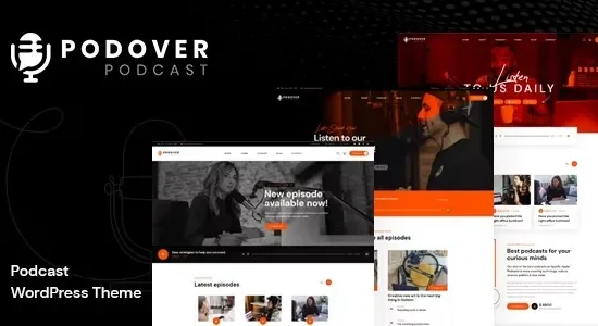 Podover 1.1.9 – Podcast WordPress Theme