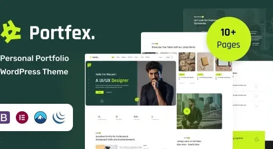 Portfex - Personal Portfolio WordPress Theme