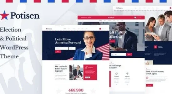 Potisen - Election & Political WordPress Theme