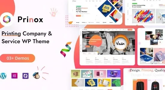Prinox – Printing Services WordPress Theme