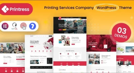 Printress – Printing Services Company WordPress